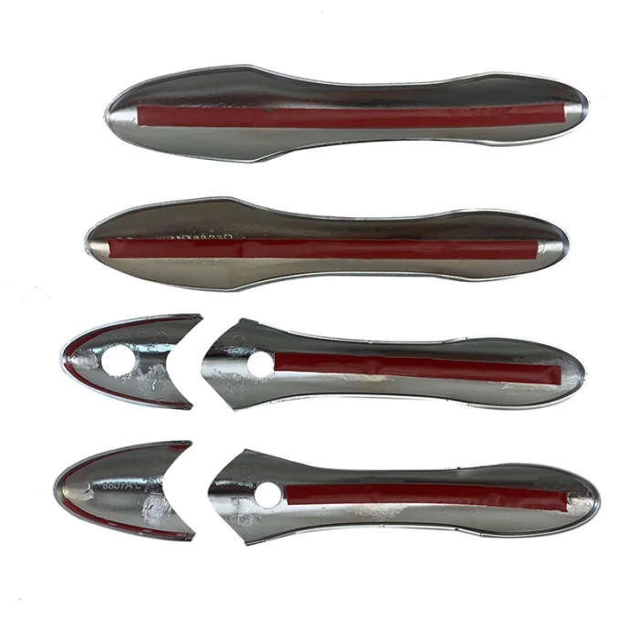For Honda Freed 2008-2016 Chrome Outside Exterior Door Handle Protector Cover Trim (3 Hole)