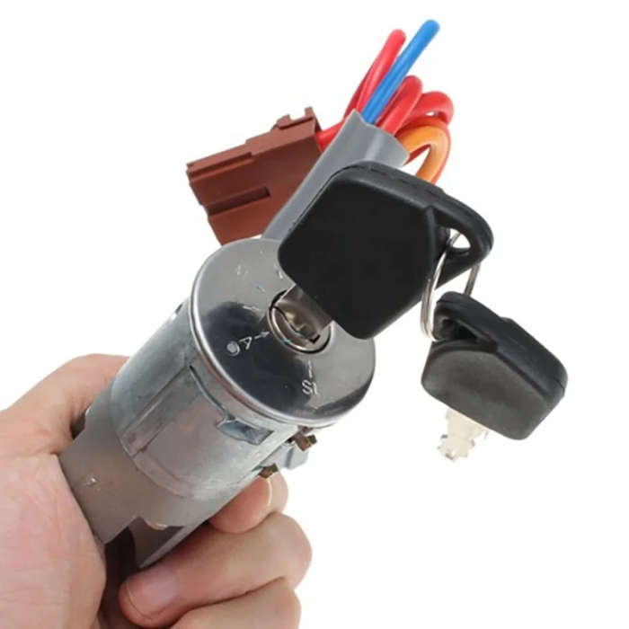 Car Ignition Cylinder Lock Switch + Keys 6 PIN for Peugeot 306 1993-1997 4162-996P