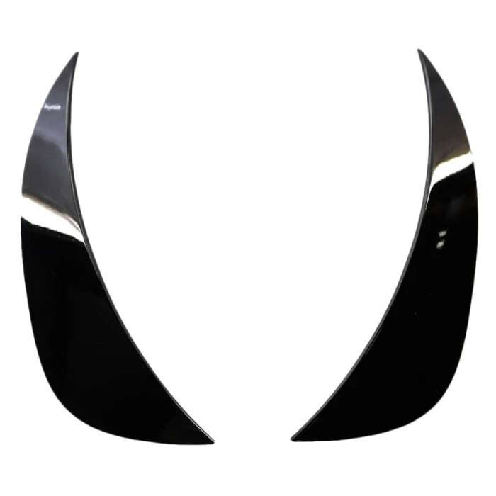 Front Bumper Side Air Vent Splitter Spoiler Canard for Mercedes Benz C Class W205 C63 C180 C200