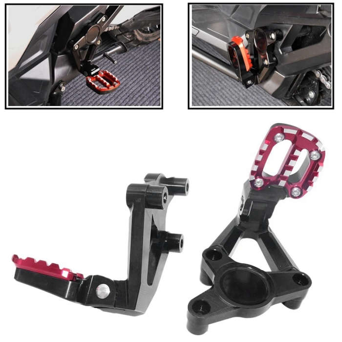 CNC Rear Footrest Motorcycle Folding Foot Pegs Pedal Passenger for HONDA XADV X-ADV 750 2017-2018