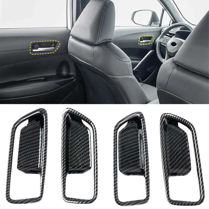 For Toyota Corolla Cross 2020 2021 Car Inner Door Handle Bowl Decorate Cover Trim