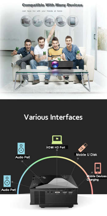 Unic ED Home Projector