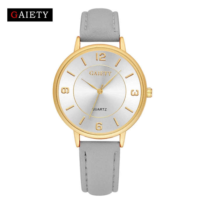Womens Casual Dress Gold Wrist Watch.