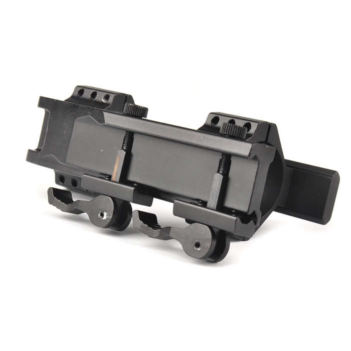 Tactical QD Cantilever 25.4mm to 30mm Rifle Scope Mount for 20mm Rails Triple Picatinny Sc