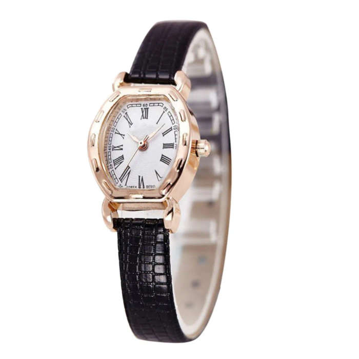 Luxury Womens Gold Plated Quartz Watch.