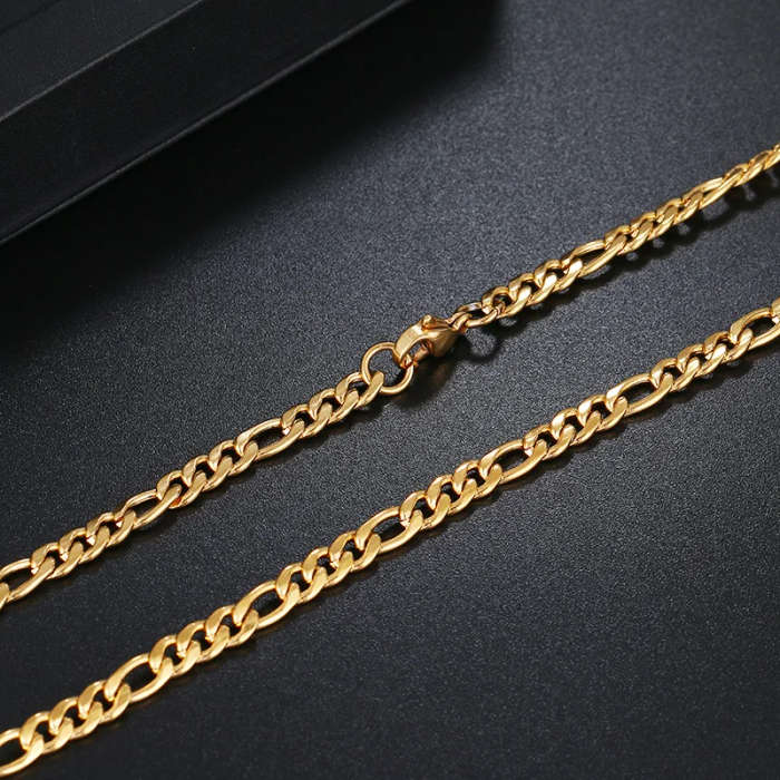 Retail Price R 1299 / Genuine Stainless Steel Necklace For Man Women Gold Color