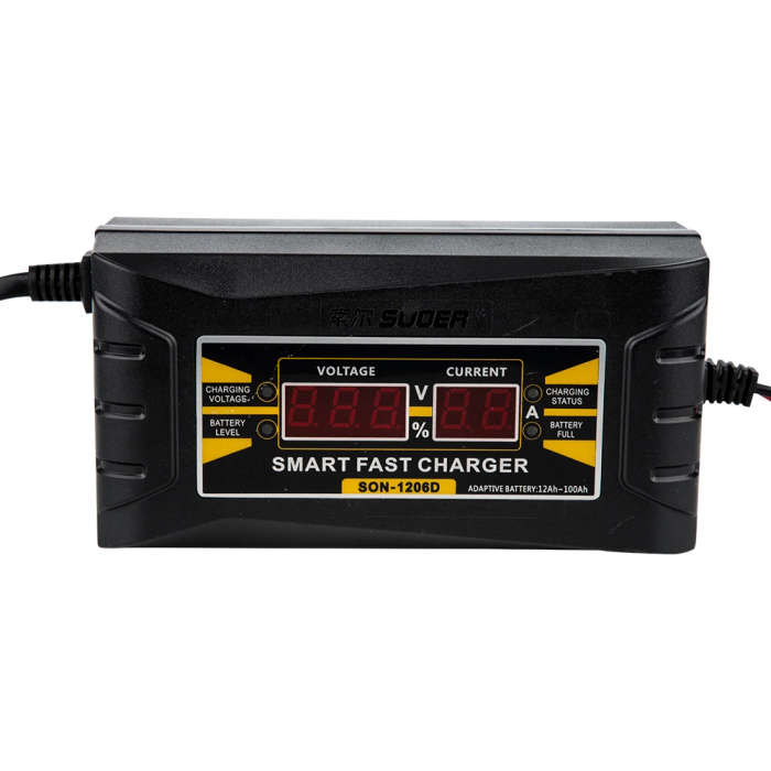 Automatic Battery Charger 150V--250V To 12V 6A Smart Fast Power Charging for Car or Motorcycle