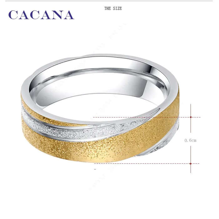 GENUINE Stainless Steel Ring Shining Sand Size 9 - DO NOT FADE