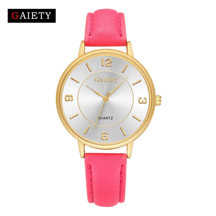 Womens Casual Dress Gold Wrist Watch.