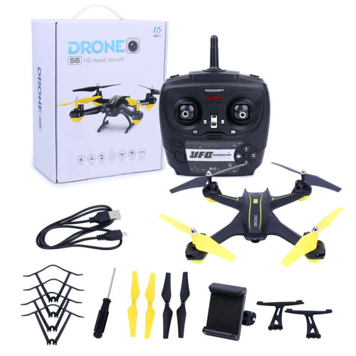 RC Quadcopter Drone with Camera HD 0.3MP 2MP WiFi FPV Camera Drone Remote Control Helicopter