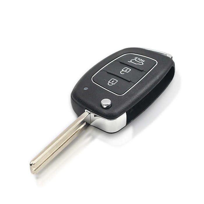 Flip Folding Remote Key 433Mhz Transponder Chip ID46 For Hyundai New IX35 IX25 IX45 Elantra Santa