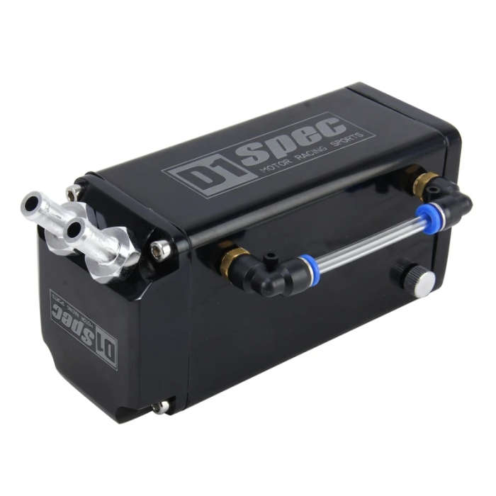 Universal Racing Engine Square Oil Catch Tank Can Embase Racing Catch Oil Tank Oil Catch Tank