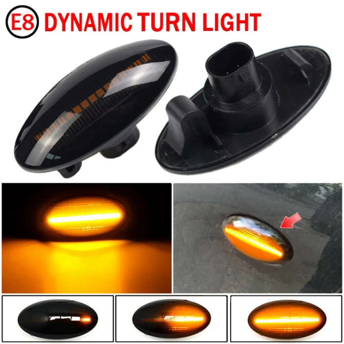 4X Car Dynamic LED Side Marker Light for Suzuki APV Arena Alto Grand Vitara Ignis Jimny SX4