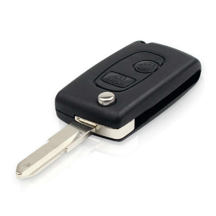 Flip Remote Key Shell 2 Buttons For Peugeot 106 206 306 406 Citroen C2 C3 Xsara Picasso