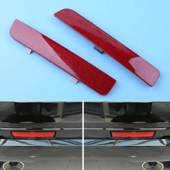 1 Pair Rear Bumper Red Reflector for Land Rover Range Rover L322 Freelander