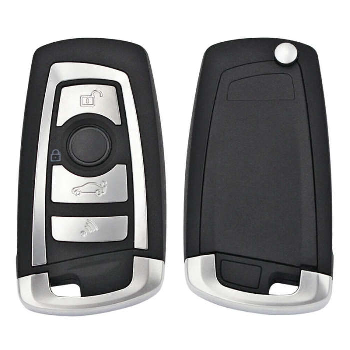 4 Buttons 433MHZ Modified Floding Remote Key Without 7935AA ID44 Chip for -BMW E38 E39 E46