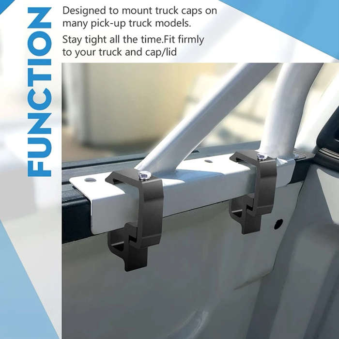 4 Pack Truck Topper Clamps Mounting Clamps Truck Cap Clamps, Truck Bed Clamps and Canopy Clamps