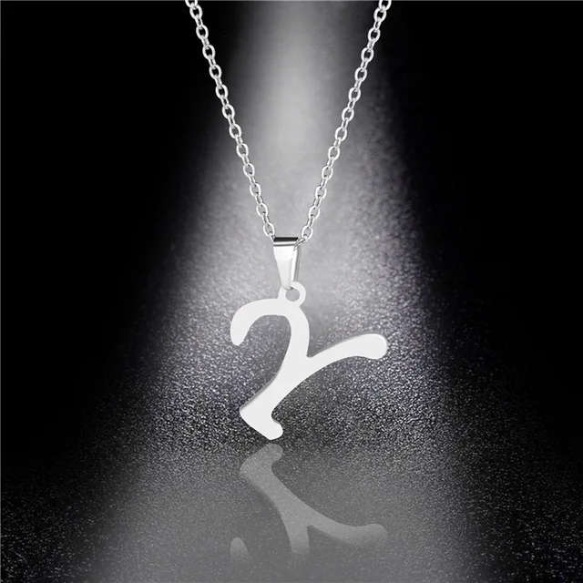 Genuine Letter " Y " Pendant ONLY -  Stainless Steel  - DO NOT FADE