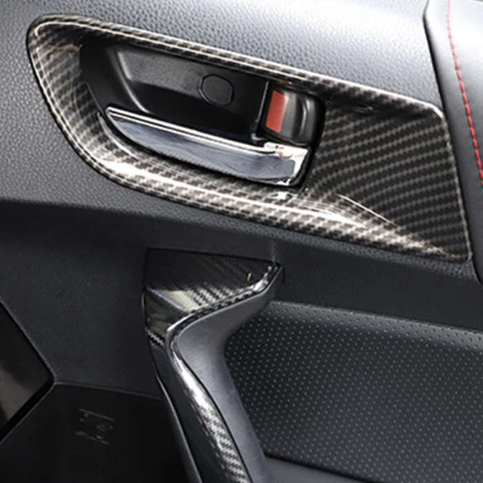 Car Door Inner Handle Bowl Decoration Cover Sticker for Toyota 86 Subaru BRZ 2012-2020