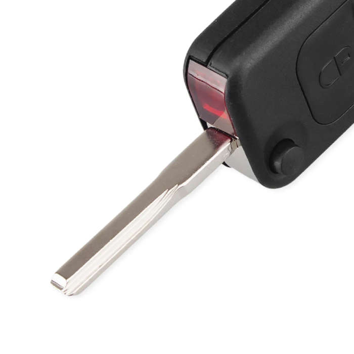 2pcs Flip Folding car Shell Remote Key Fob Case For Mercedes Benz E113 A C E S W168 W202 W203