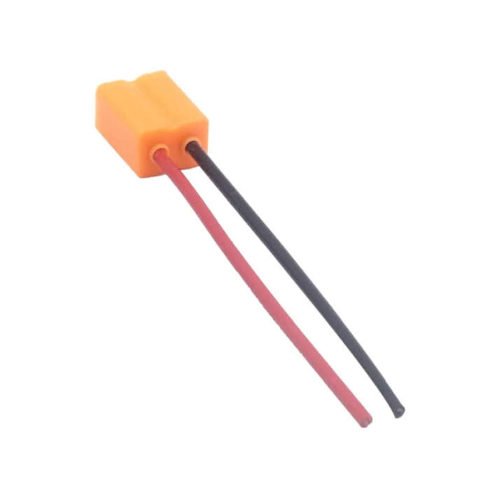 2Pcs H7 Ceramic Led Bulb Socket Holder H7 Headlight Ceramic Plug Adapter Extension Copper Cable