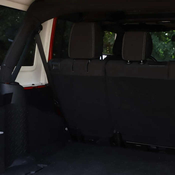 Wheel Well Storage Bin Rear Trunk Organizer,Cargo Storage Box Tray for 2011-18 Jeep Wrangler JK JKU