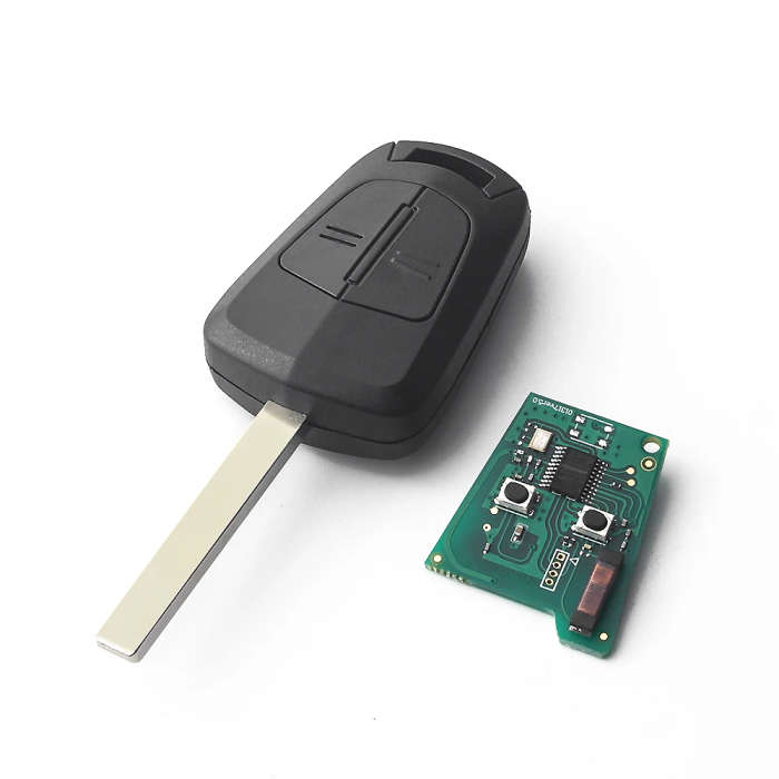 H/D System 433MHz Smart Car Remote Key Fob For Opel Vauxhall Astra H Zafira B 2 Buttons PCF7941
