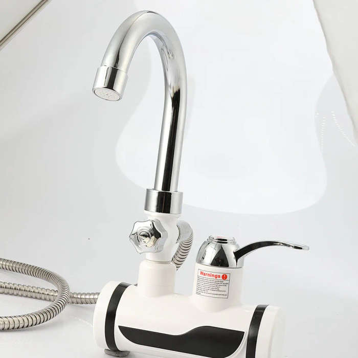Kitchen Water Heater Tap Bathroom Instant Electric Heating Water Faucet with Shower