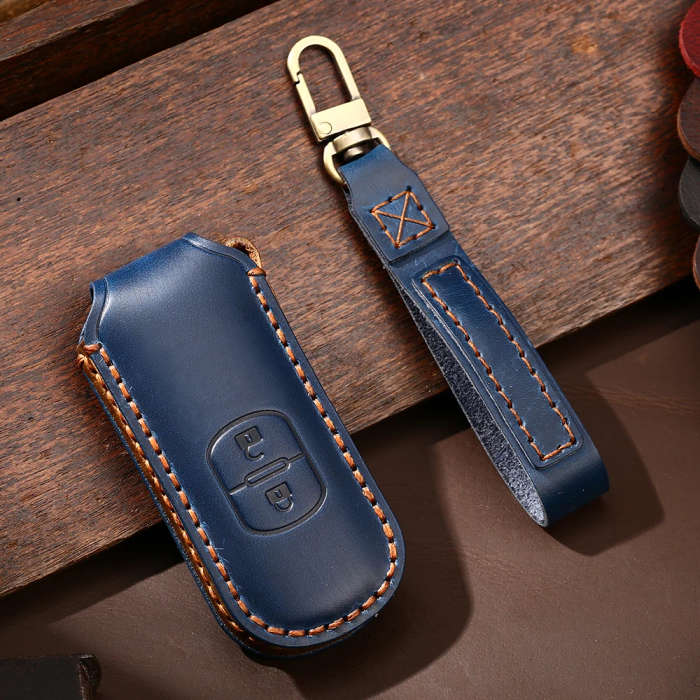 Car Key Case Smart Remote Fob Cover Keychain Key Bag For Mazda 3 6 X-5 Summit M3 M6 CX-3