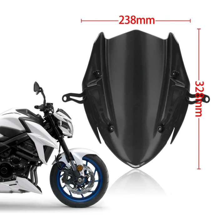 for Suzuki GSX-S750 GSXS750 GSXS 750 2017-2019 Windscreen Windshield Shield Screen