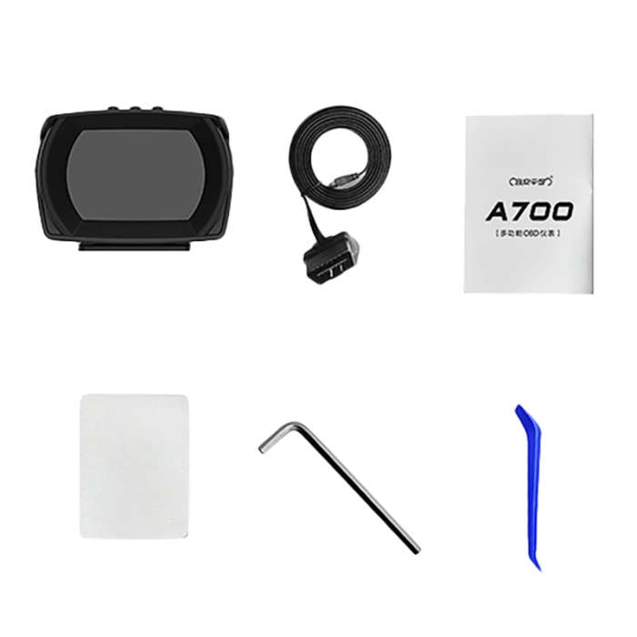 New A700 HUD OBD GPS Head Up Digital LCD Display Scanner Trip Computer Accelorator