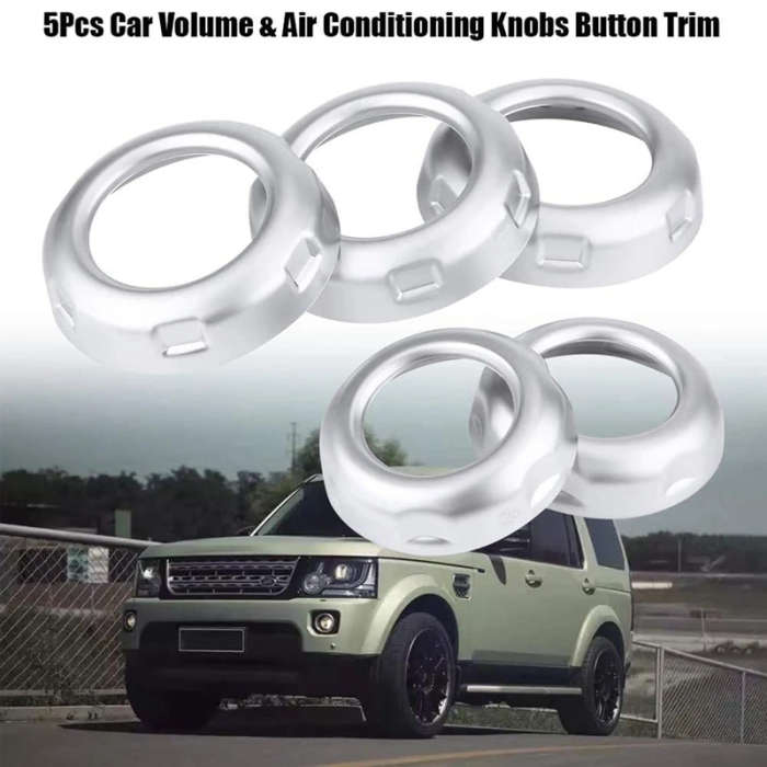 5 Pcs for Land Rover Discovery 4 LR4 Range Rover Sport Volume and Air Conditioning Knobs Trim