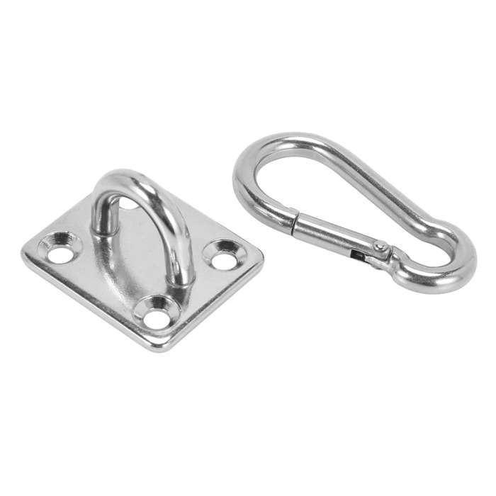 60X Suspended Ceiling Wall Mount U-Shaped Hooks Stainless Steel Heavy Duty Hammock Hammock Hook