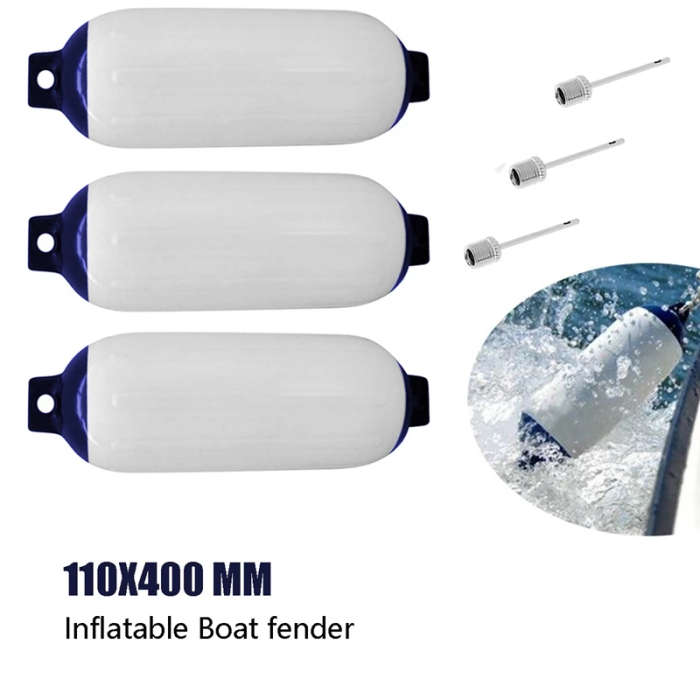 3PCS Inflatable Boat Fender PVC Boat Anchor Bumper Marine Boat Fender