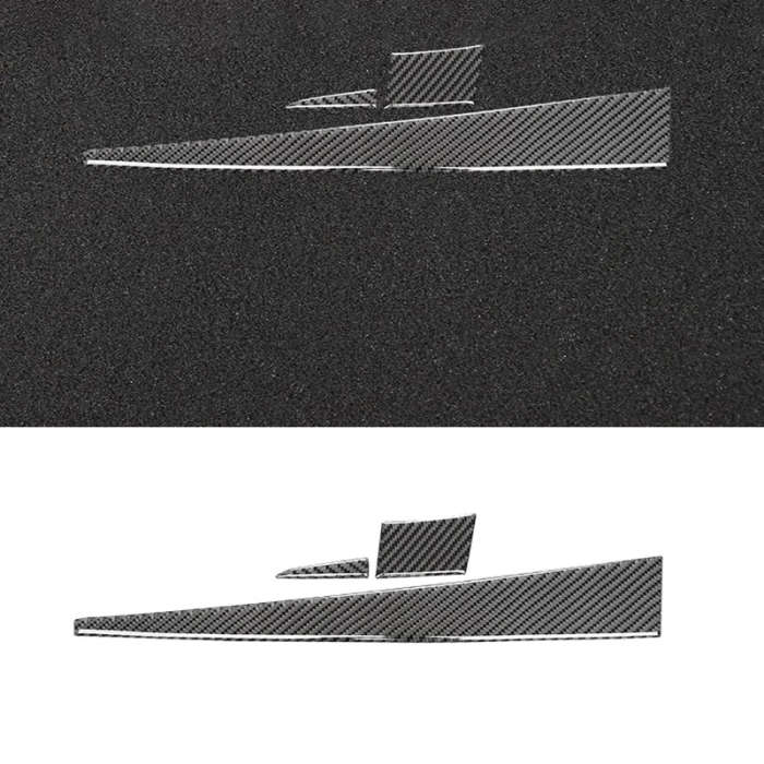 For Mitsubishi Lancer 2008-2015 Carbon Car Instrument Co-Pilot Glove Box Handle Trim Sticker Cover