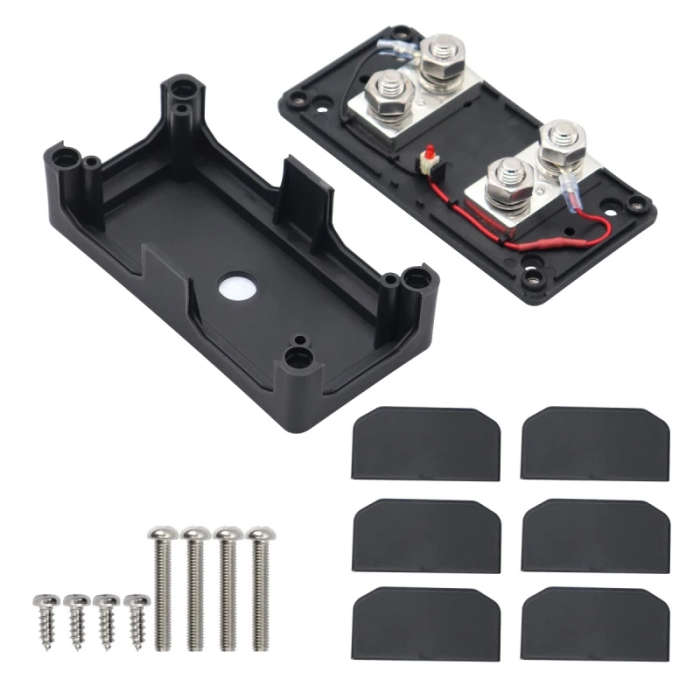 Car ANL Fuse Box 35-750A High Current Fuse Box with LED Indicator for 32V DC circuit automobiles