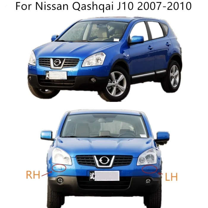car Headlamp headlight washer spray nozzle cover cap for Nissan Qashqai J10 2007 2008 2009 2010