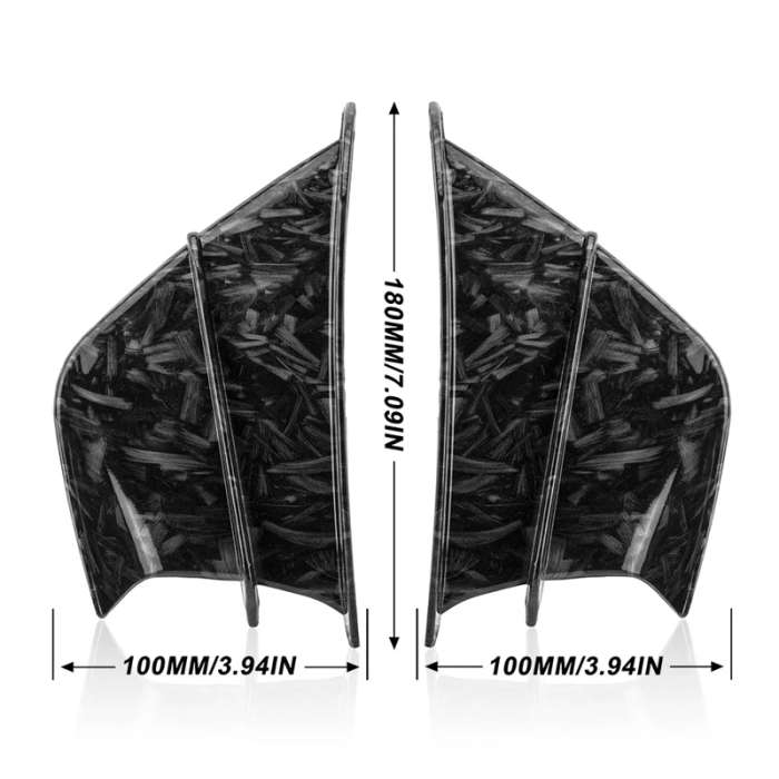 Fairing Front Aerodynamic Winglets Windshield Fairing Wing for Kawasaki Yamaha Honda BMW