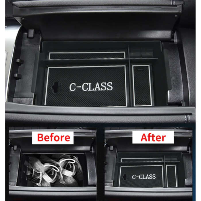For Mercedes-Benz C-Class W206 C260 2022 Console Central Armrest Storage Box