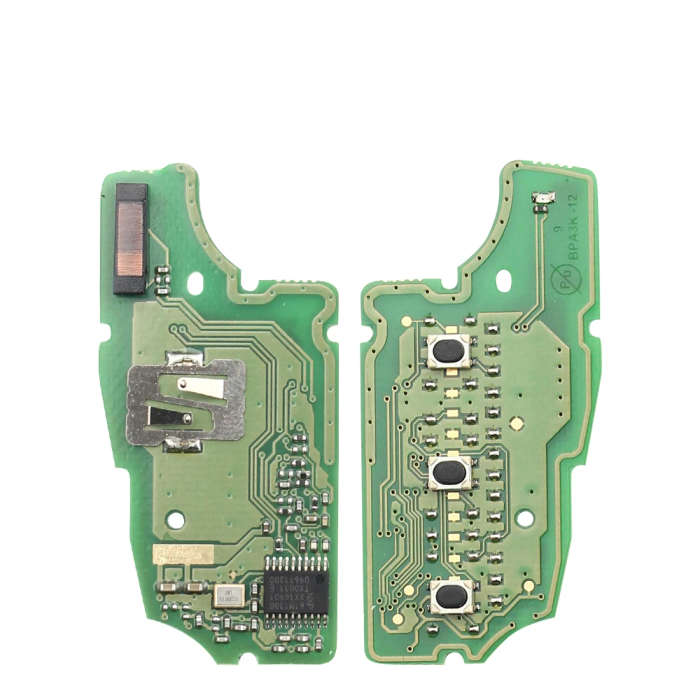 3 Buttons Flip Remote Key Fob For Renault Kadjar Symbol Captur Megane PCF7961M Chip 433Mhz 2016+