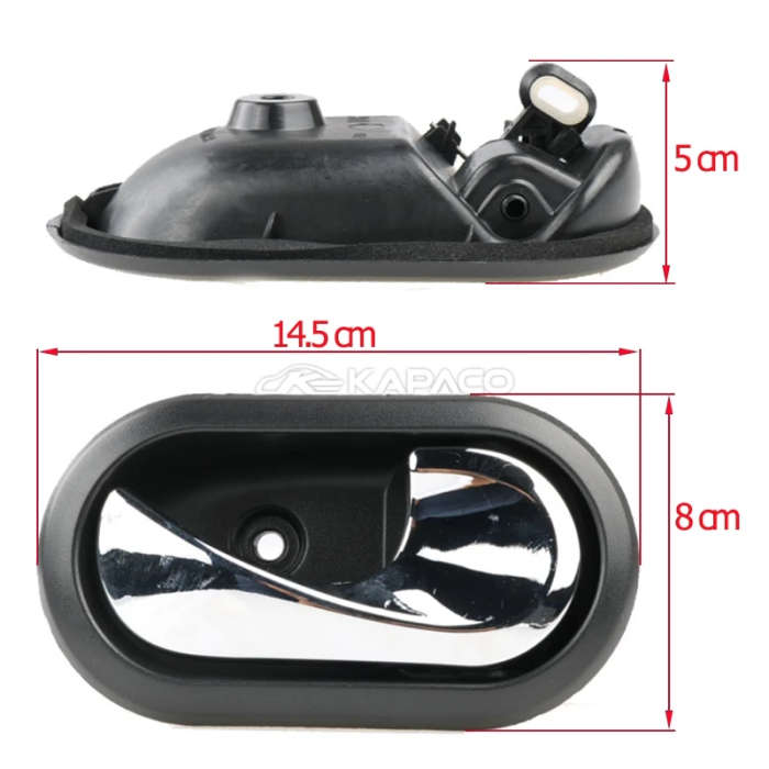 4pcs Car Interior Door Handles Inside Inner Door knob For 2012-2016 Duster Renault Logan
