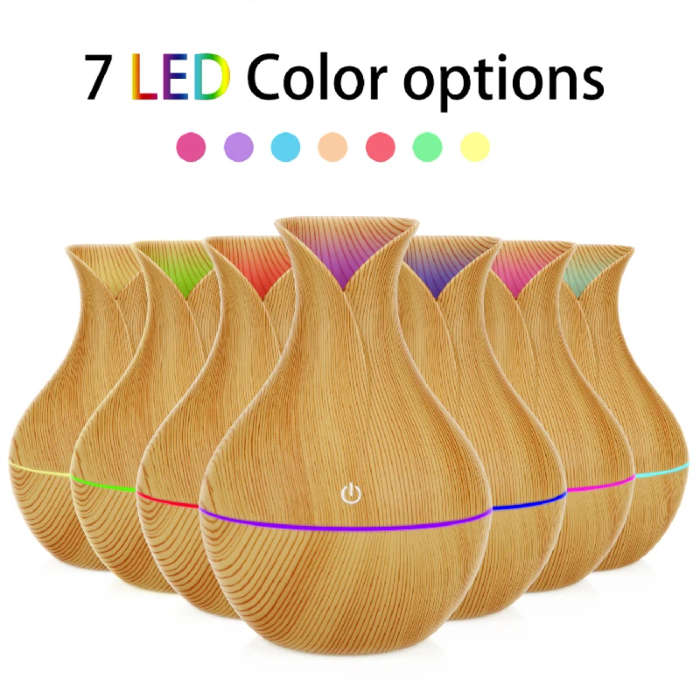 Ultrasonic Air Humidifier Aromatherapy Diffuser Mist Maker - Mini USB Humidifier