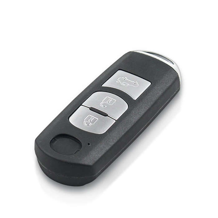 Smart Remote Key Shell Case 2/3/4 Button Fit For Mazda CX-3 Axela CX-5 Atenza