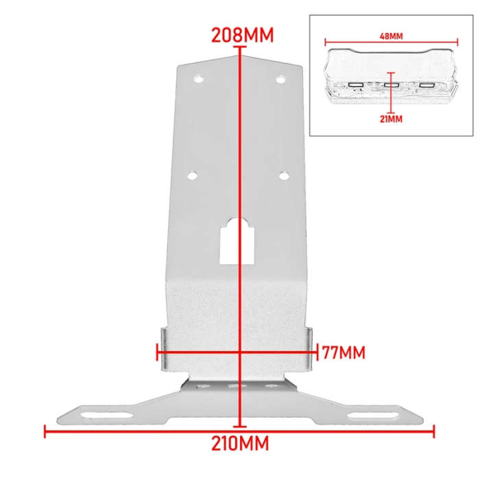 Motorcycle Rear Fender License Plate Frame Modified License Plate Frame for Kawasaki H2 SX 2019 -21