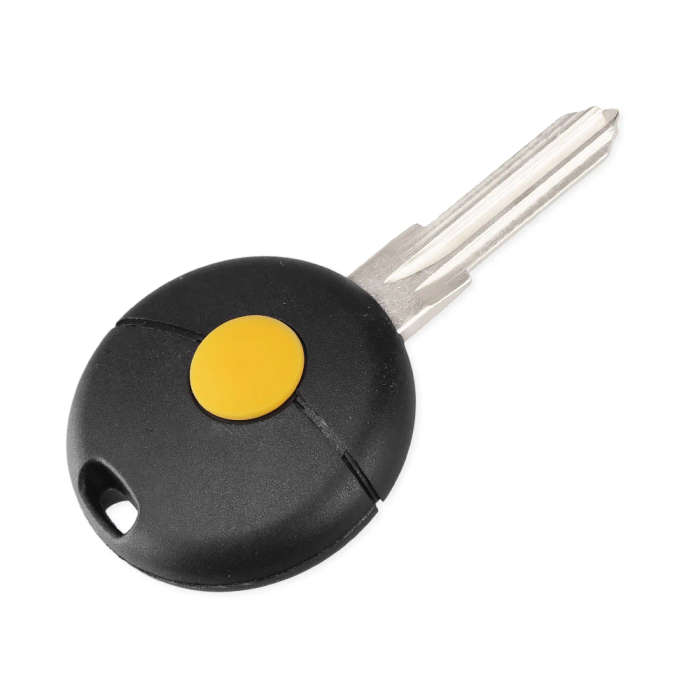 Replacement 1 Button Remote Key Keyless Case For Mercedes Benz Smart Fortwo Coupe Black