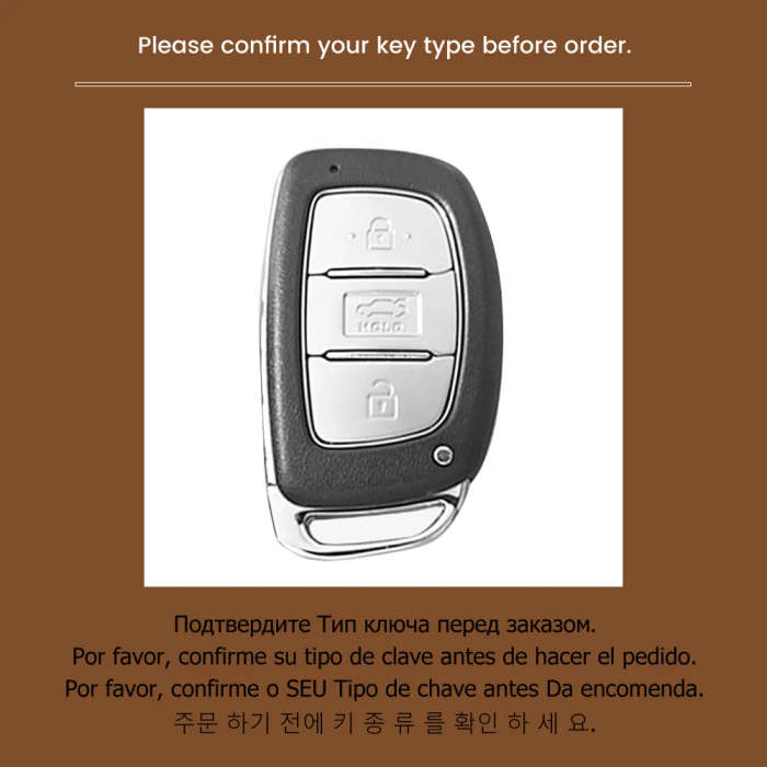 Car Key Case For Hyundai Elantra 2014 2015 2016 2017 Flip Smart Remote Key Fob Cover