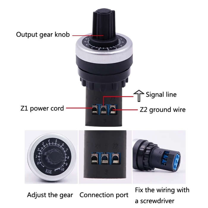 Car Sensor Signal Analog Generator Ambient/ Exhaust/ Liquid Temperature Sensor Potentiometer