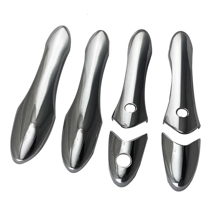 For Honda Freed 2008-2016 Chrome Outside Exterior Door Handle Protector Cover Trim (3 Hole)