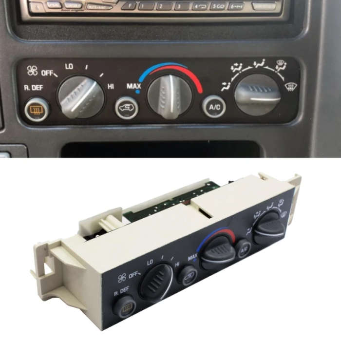 Car Air Conditioning Panel Control Switch for Chevrolet C1500 Suburban C2500 1996 1997 1998 1999