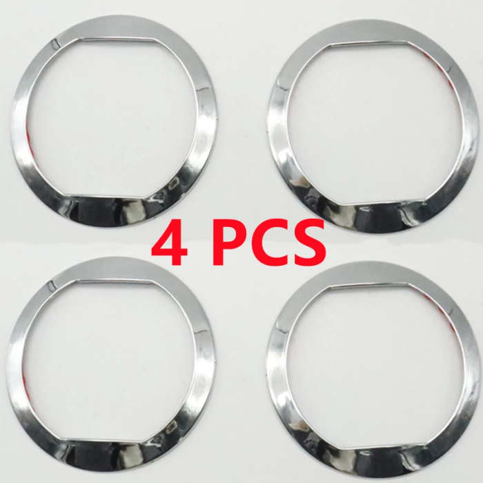 2 PCS For Chevrolet AVEO Chrome Air Conditioning Outlet Decorative Cover Dash A/C Vent Trim Ring